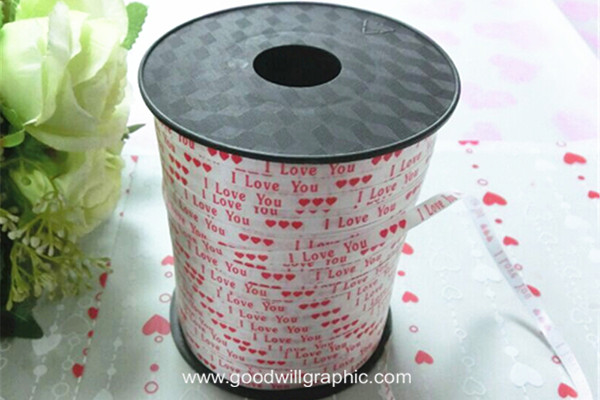 PP curly balloon ribbon
